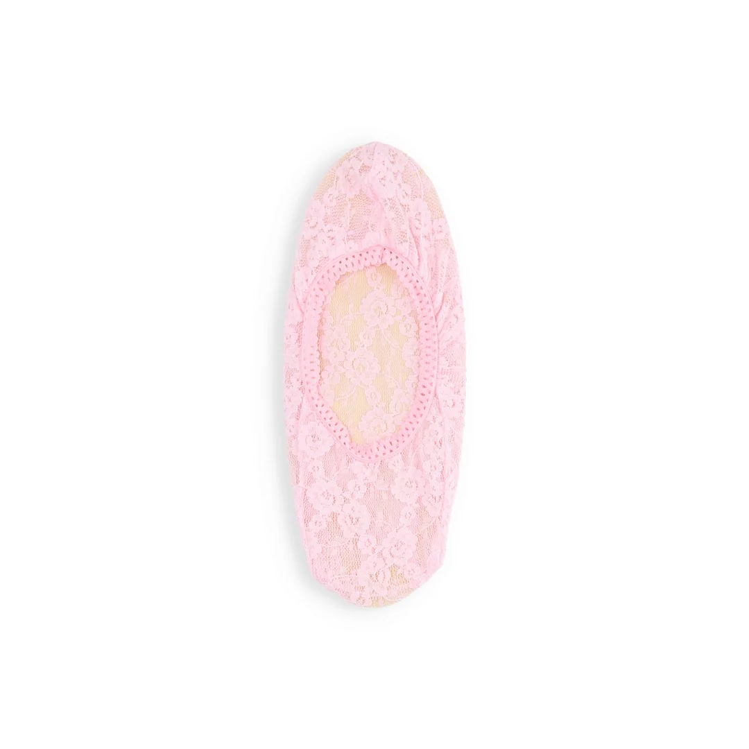 011110000 Stretchy Flower Lace Sockettes S - Image 8