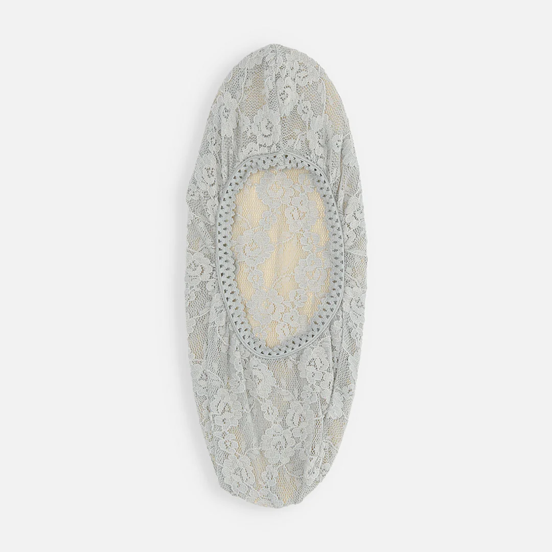 011110054 Stretchy Flower Lace Sockettes M - Image 3