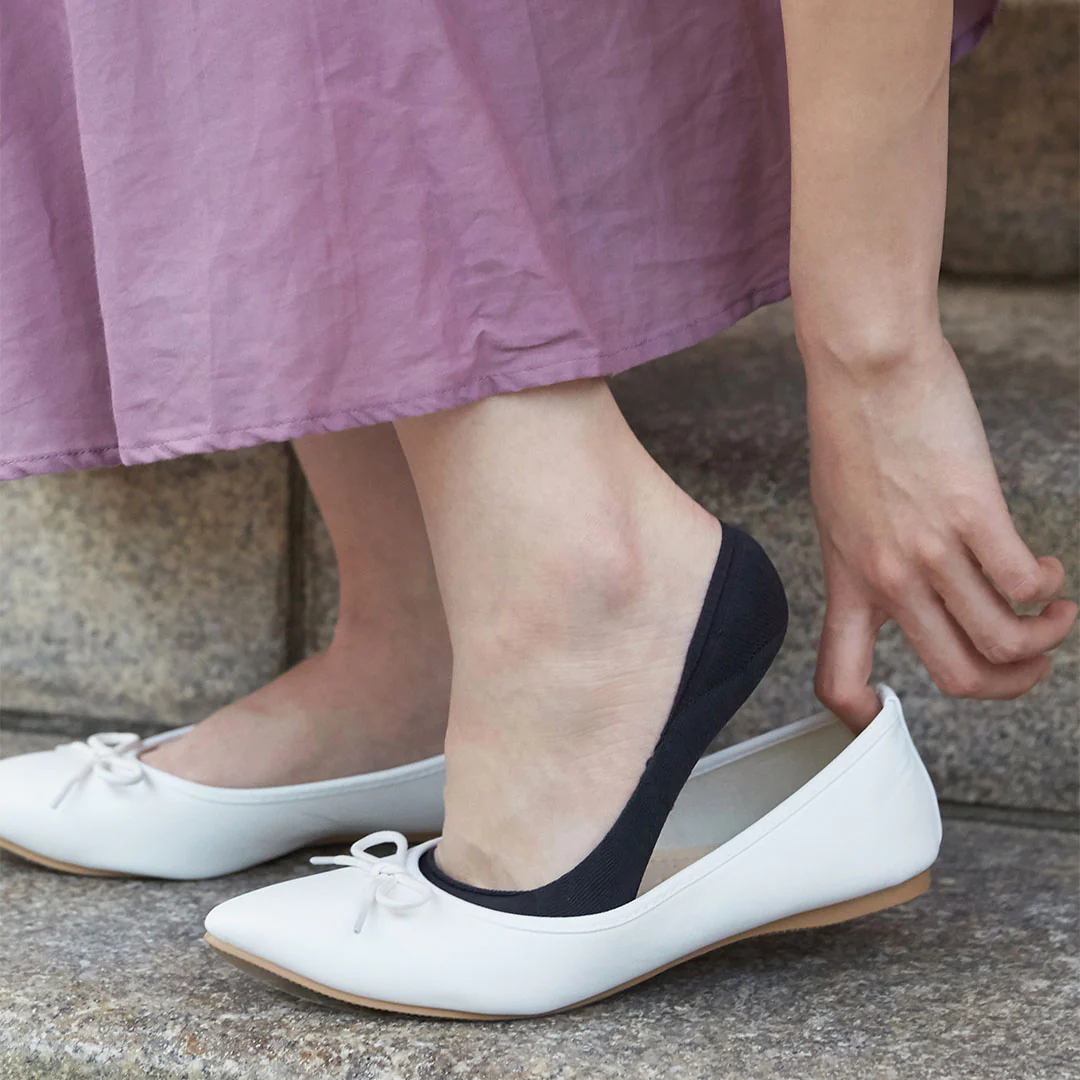 011110122 Plain Heel Fit Nyon Sockettes S - Image 3