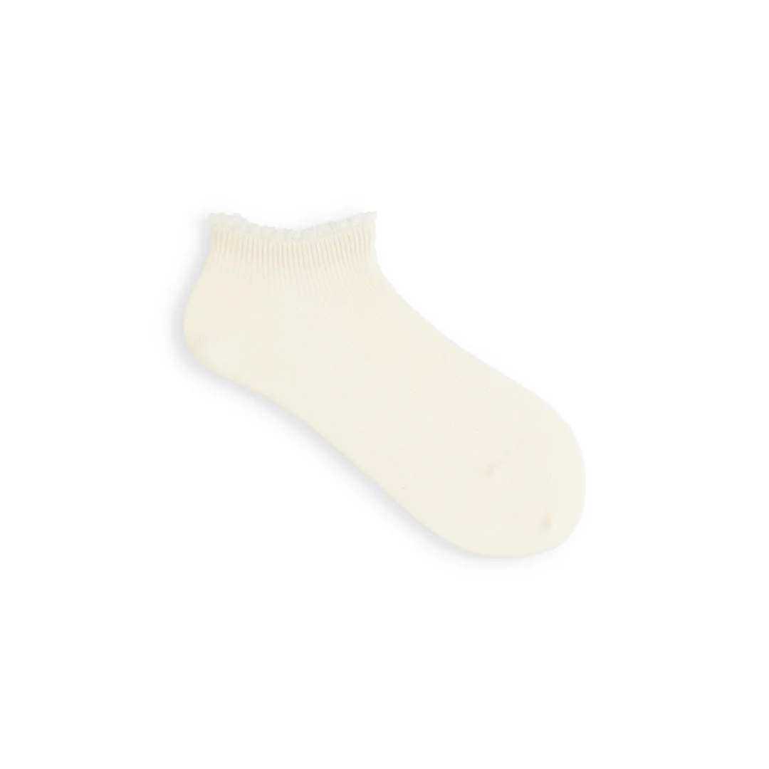 011120134 White Frill Rib Trainer Socks - Image 13