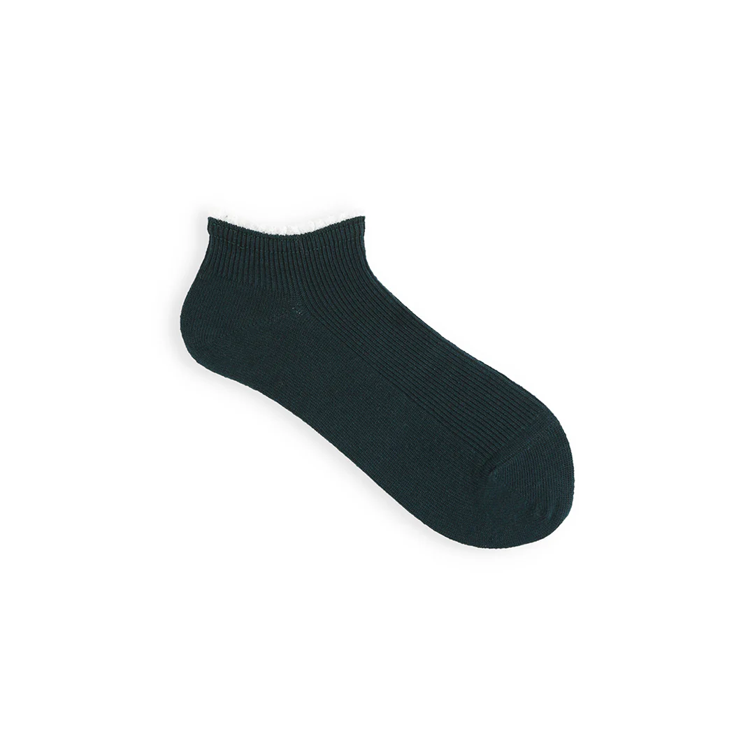 011120134 White Frill Rib Trainer Socks - Image 16