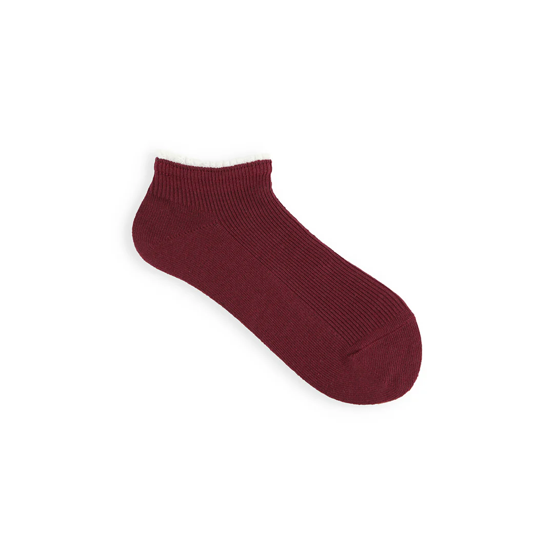 011120134 White Frill Rib Trainer Socks - Image 17