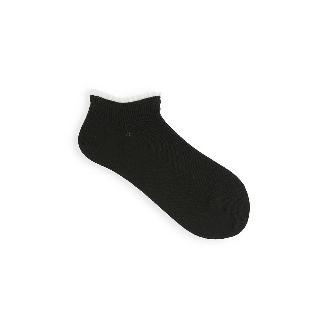 011120134 White Frill Rib Trainer Socks - Image 18