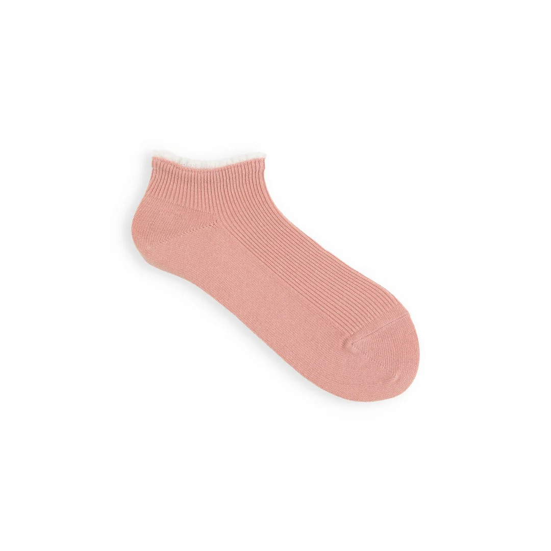 011120134 White Frill Rib Trainer Socks - Image 20