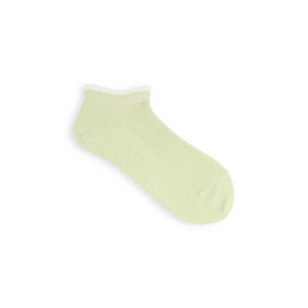 011120134 White Frill Rib Trainer Socks - Image 21