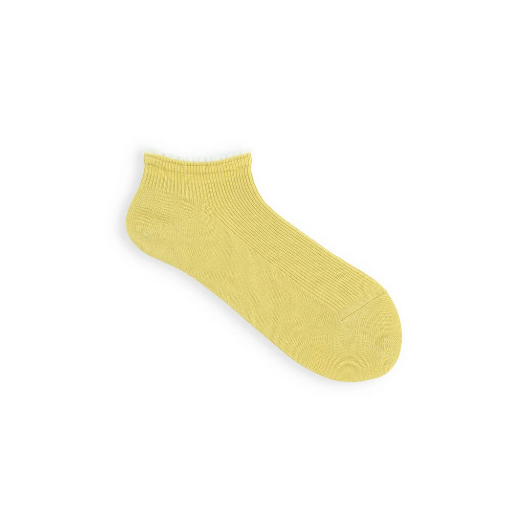 011120134 White Frill Rib Trainer Socks - Image 25