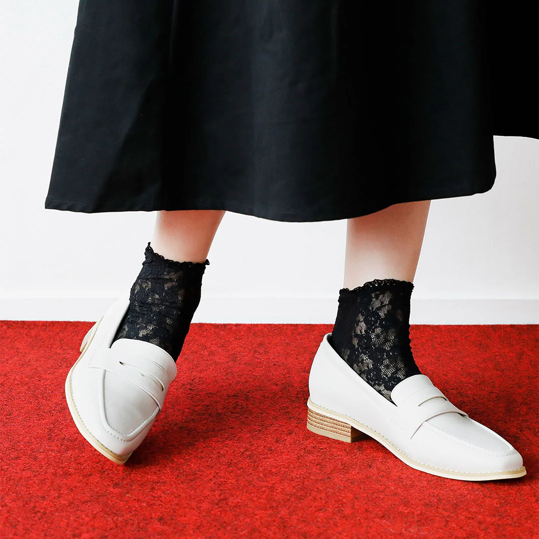 011130971 Rose Buds Lace Anklet Socks - Image 10