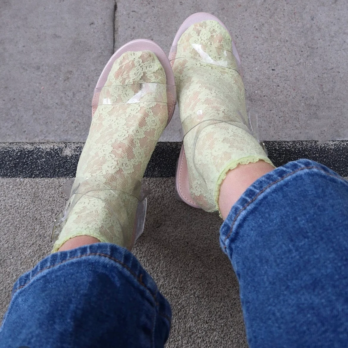 011130971 Rose Buds Lace Anklet Socks - Image 15