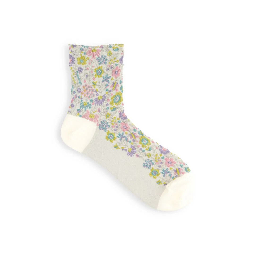 011132420 Float Botanical Low Crew Socks S - Image 10