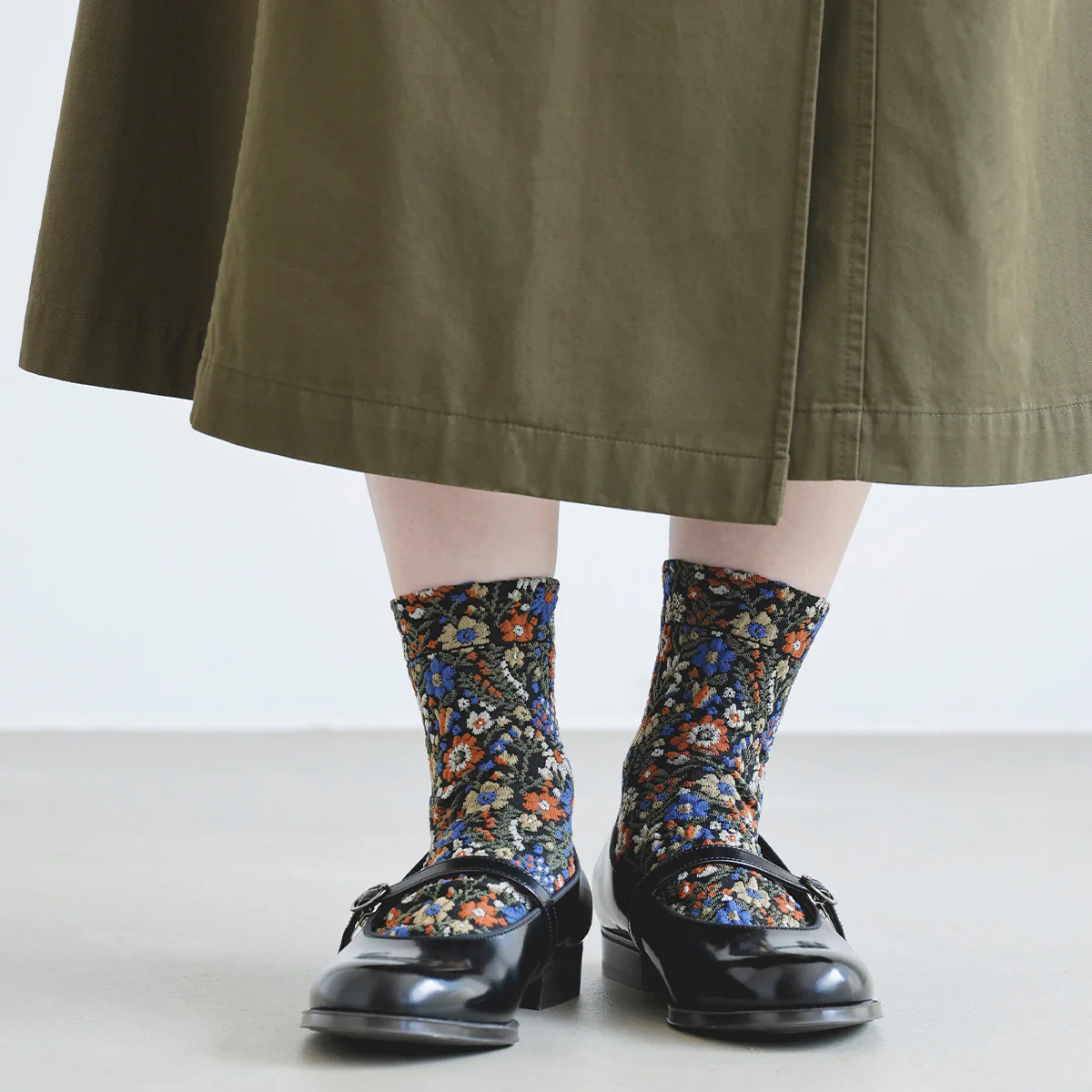 011132420 Float Botanical Low Crew Socks S - Image 4