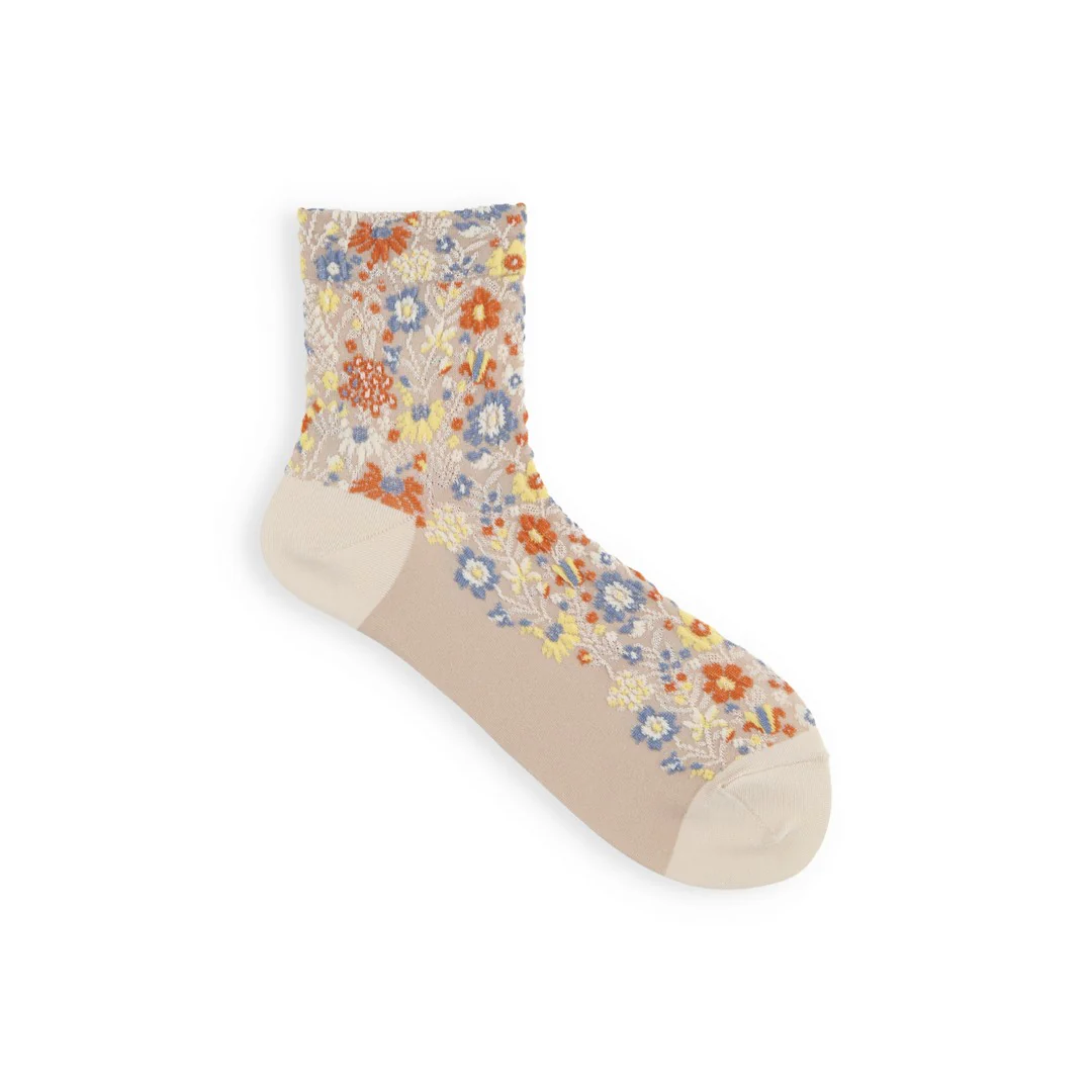 011132420 Float Botanical Low Crew Socks S - Image 6