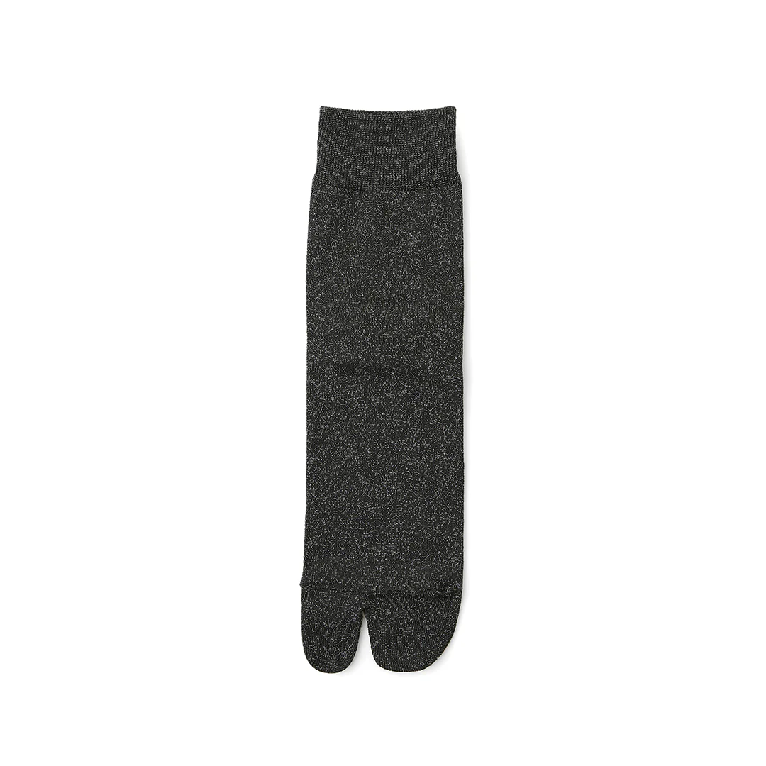 011132662 Fine Sparkly Tabi Low Crew Socks - Image 7