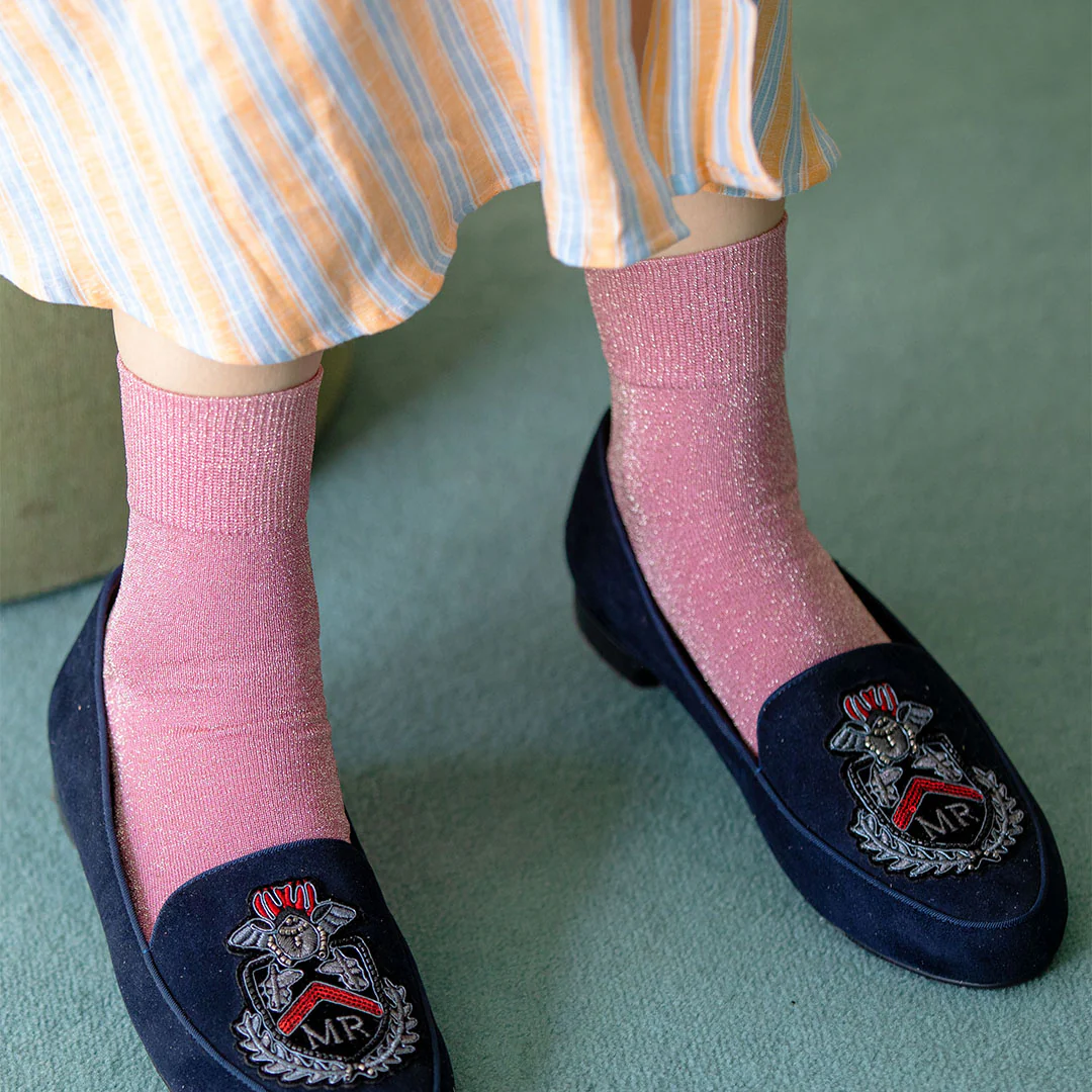 011132682 Sparkly Ankle Socks S - Image 15