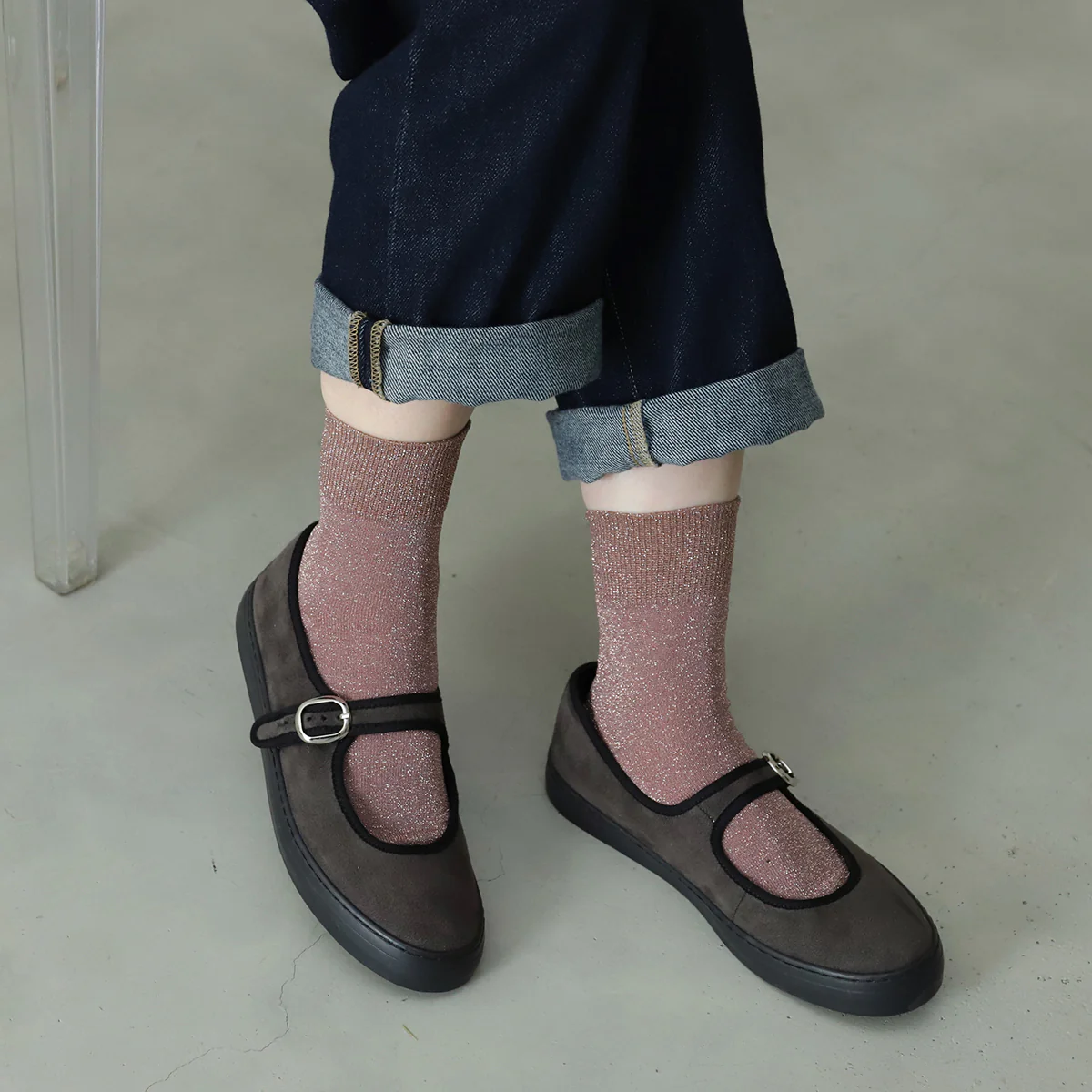 011132682 Sparkly Ankle Socks S - Image 17