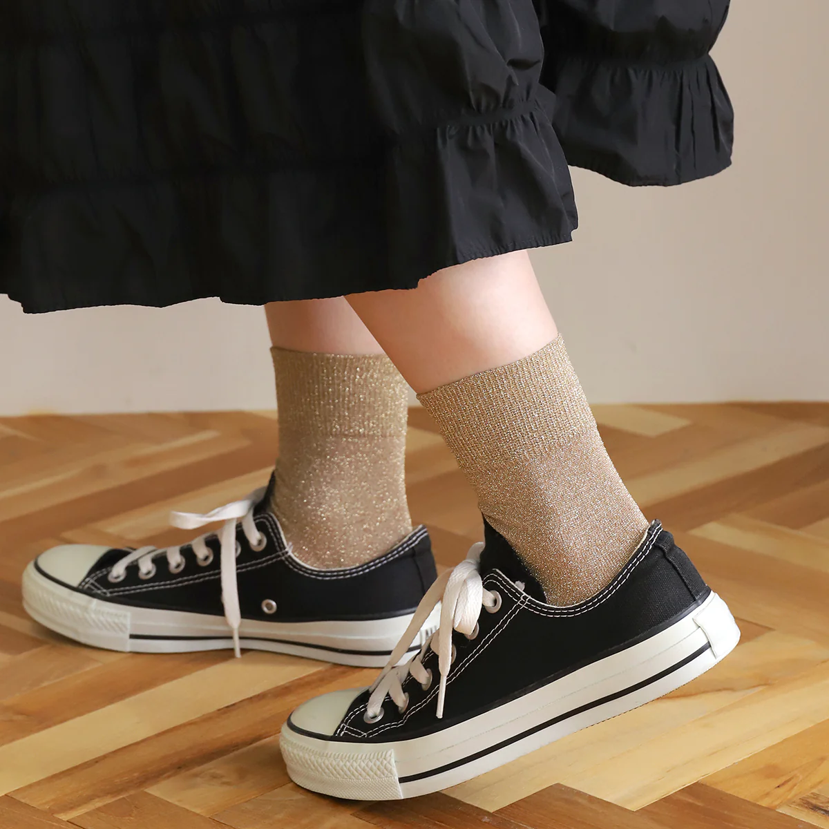 011132682 Sparkly Ankle Socks S - Image 22