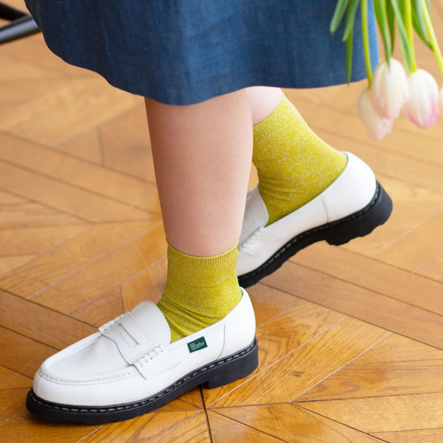 011132682 Sparkly Ankle Socks S - Image 27