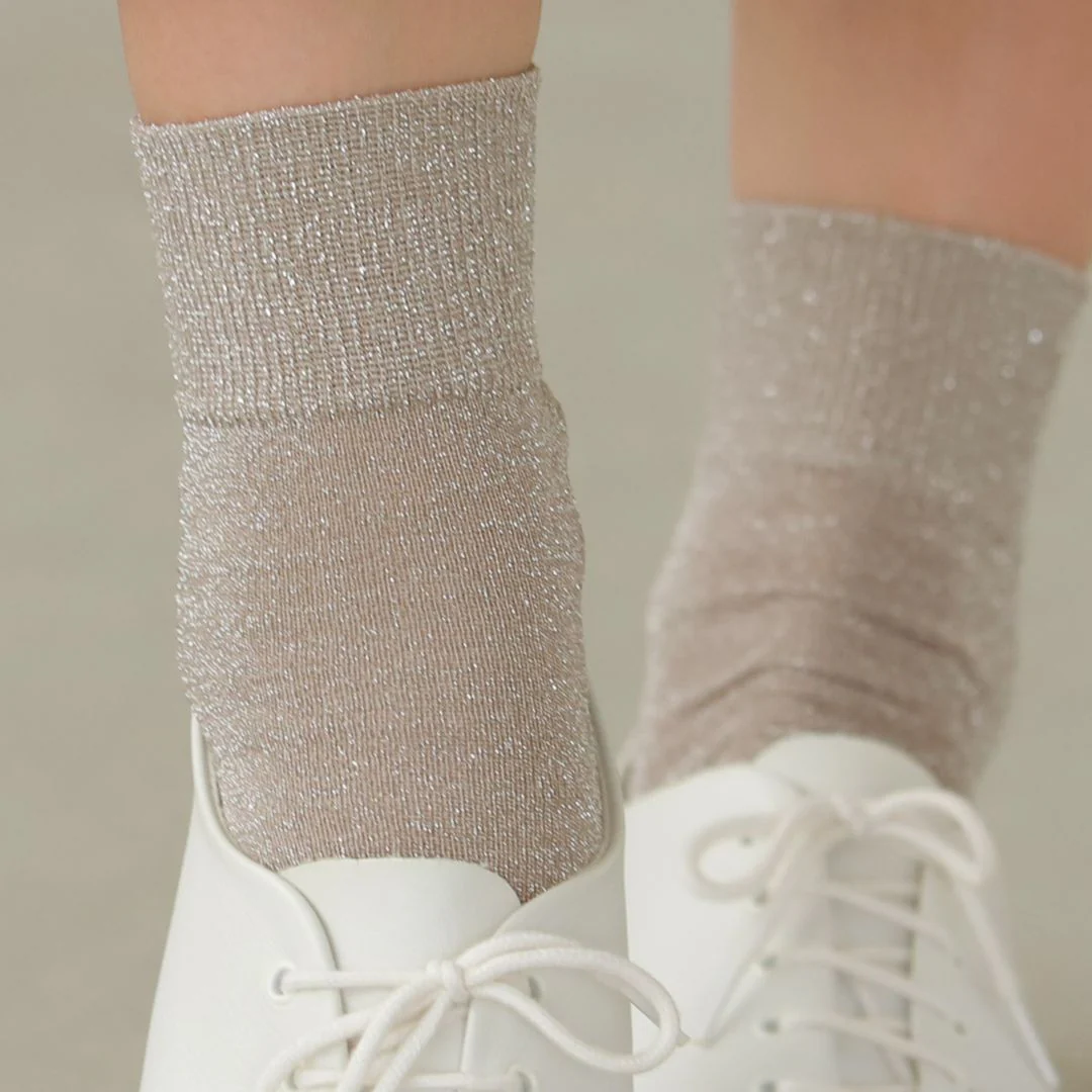 011132682 Sparkly Ankle Socks S - Image 4