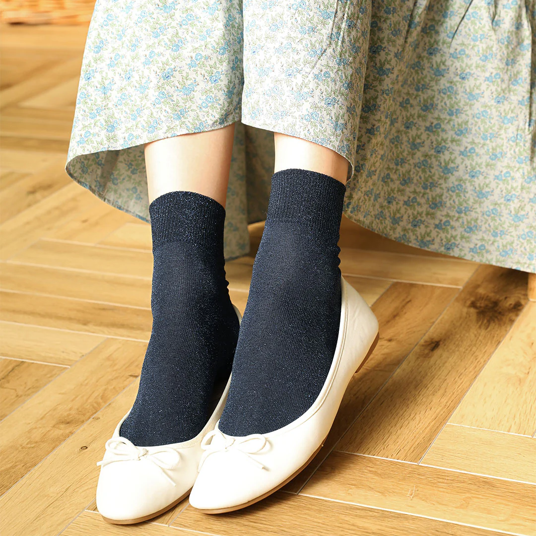 011132682 Sparkly Ankle Socks S - Image 7