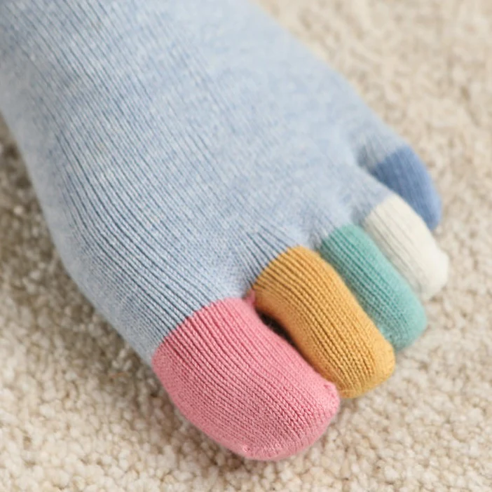 011132774 Rainbow 5 Fingers Toe Ankle Socks S - Image 6