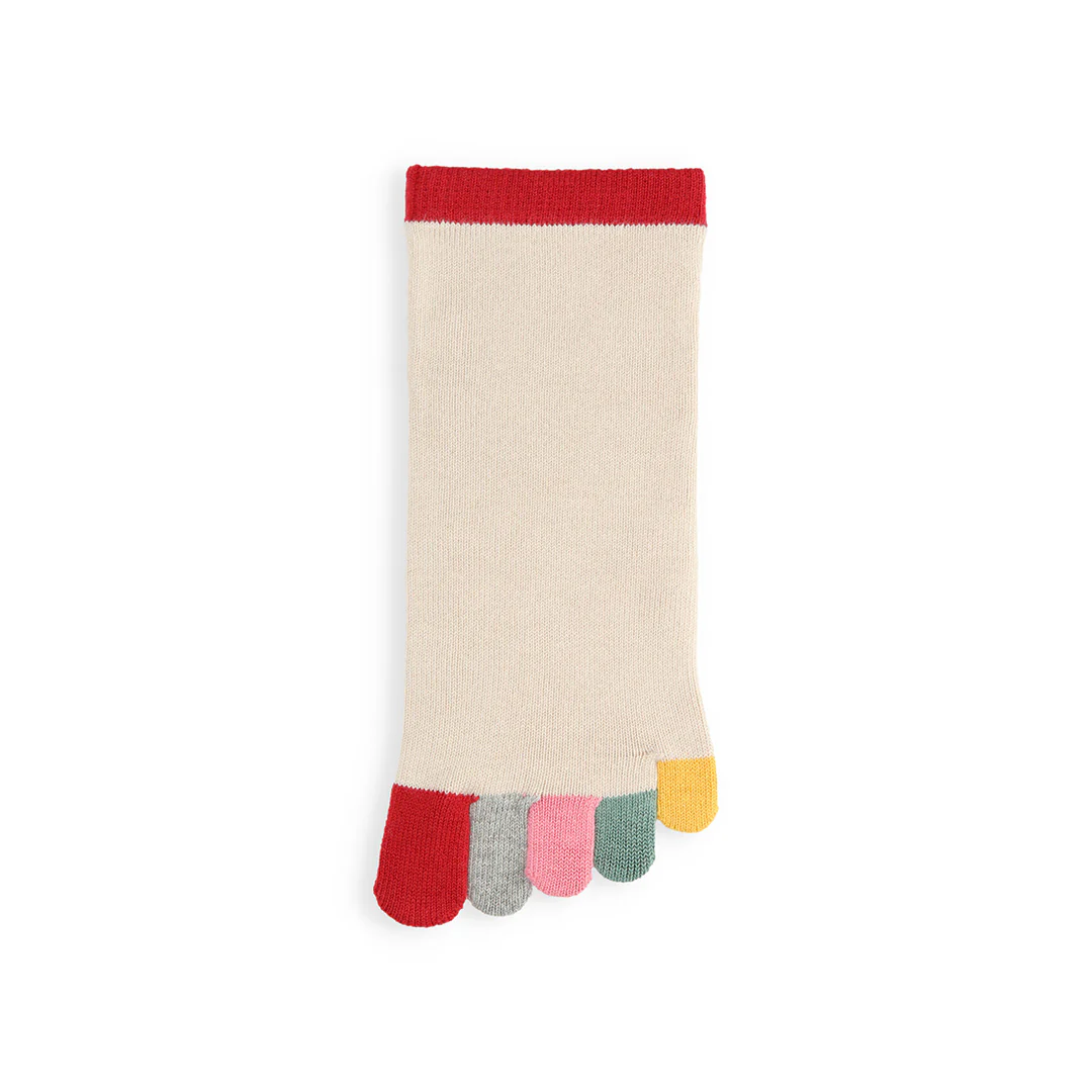 011132774 Rainbow 5 Fingers Toe Ankle Socks S - Image 9