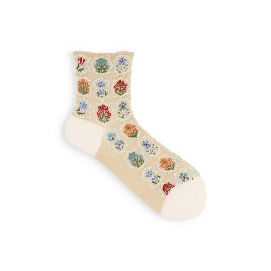 011133058 Float Seal Stamp Low Crew Socks - Image 4