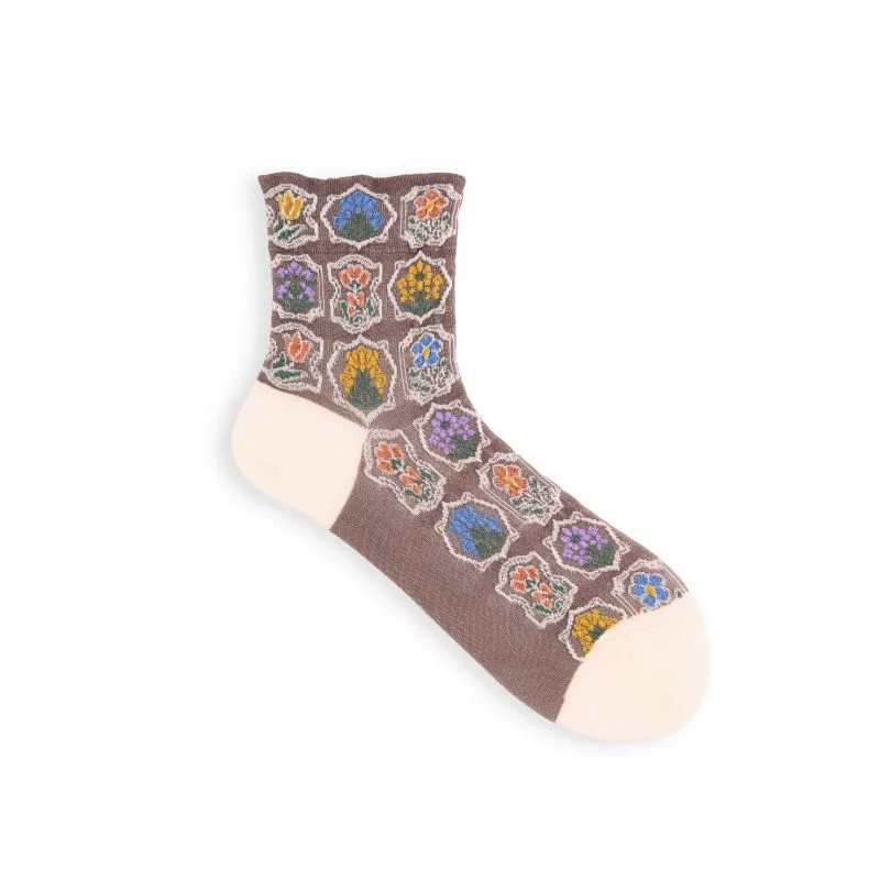 011133058 Float Seal Stamp Low Crew Socks - Image 5