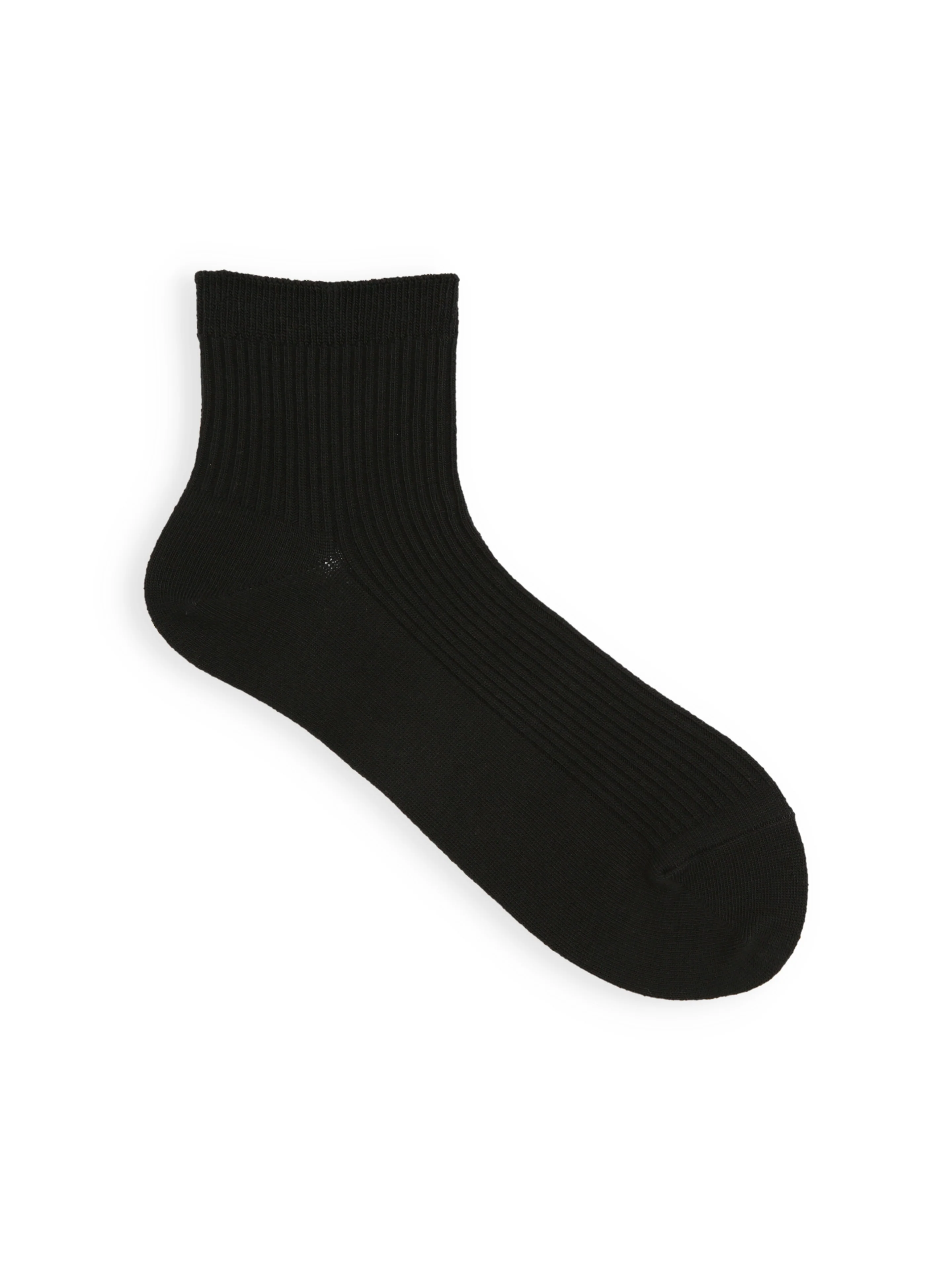 011134590 Classic Ribbed Plain Ankle Socks S - Image 7