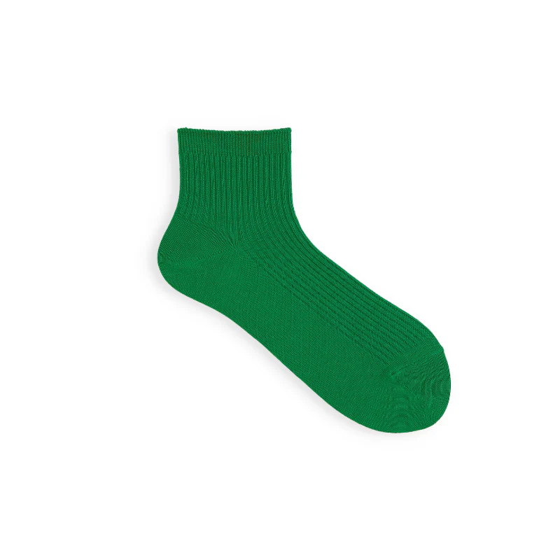 011134590 Classic Ribbed Plain Ankle Socks S - Image 9