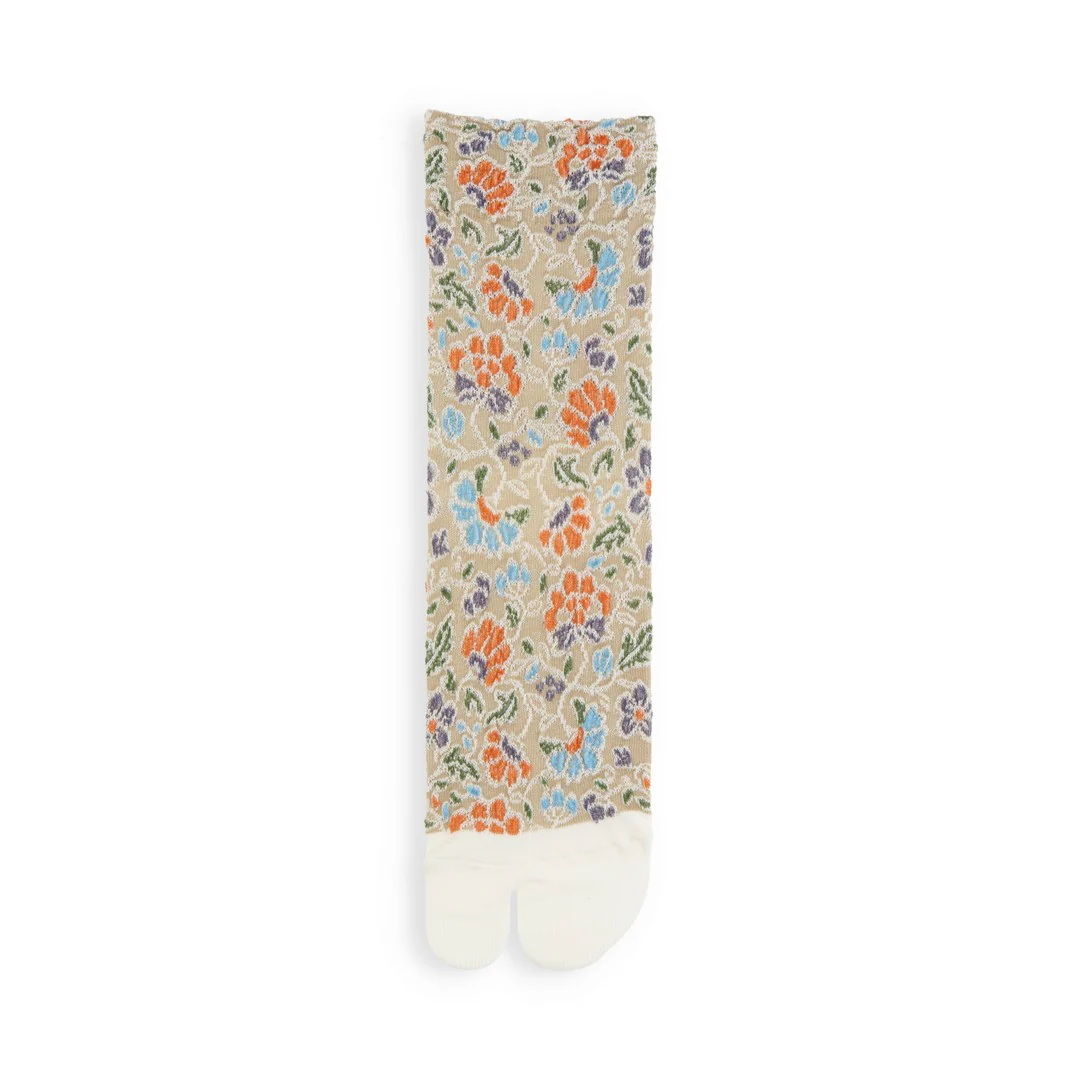 011141452 Flower Float Tabi Crew Socks - Image 3