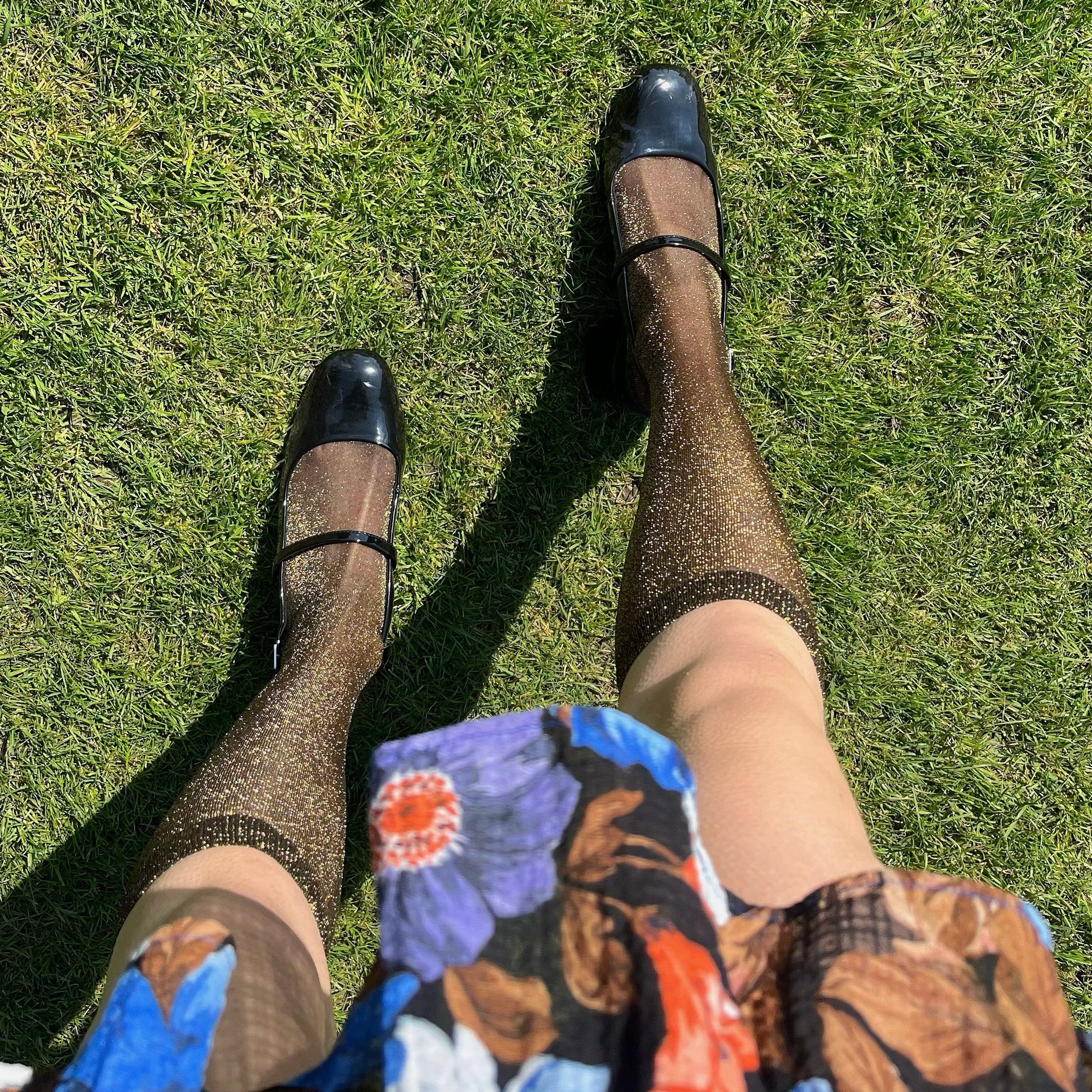 011170126 Fine Sparkling Knee High Pop Socks - Image 10