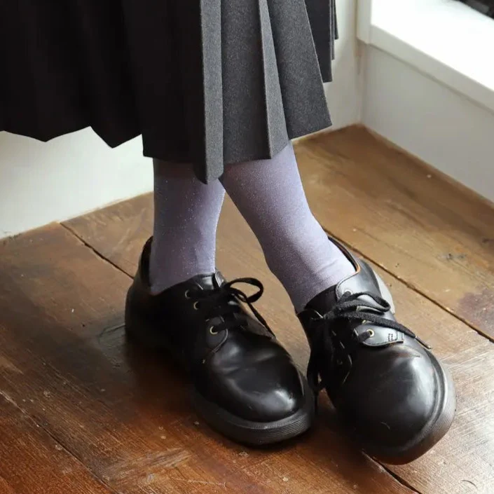 011170126 Fine Sparkling Knee High Pop Socks - Image 13