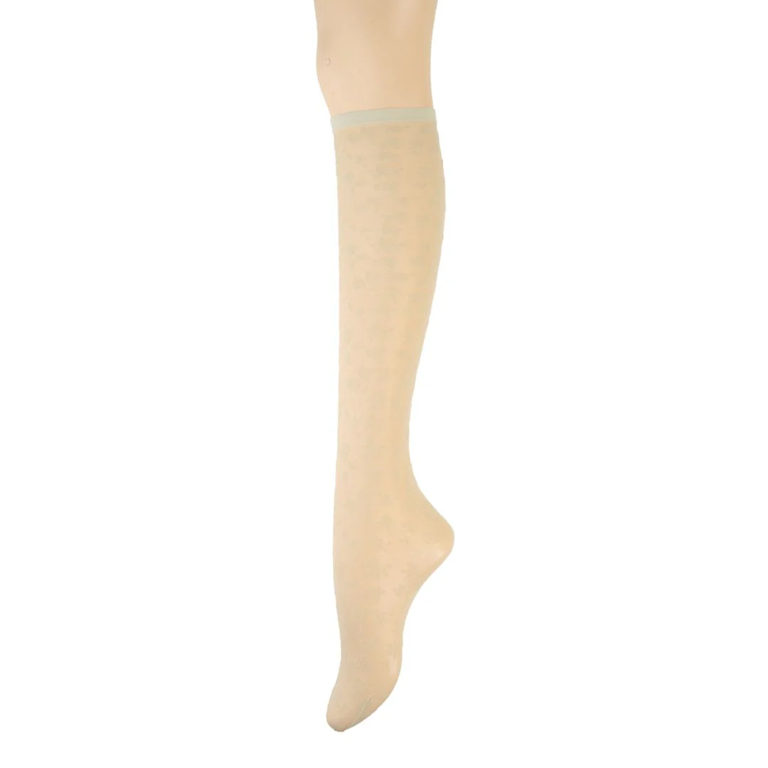 011770069 Leaf Pattern Pop Knee High Socks - Image 3