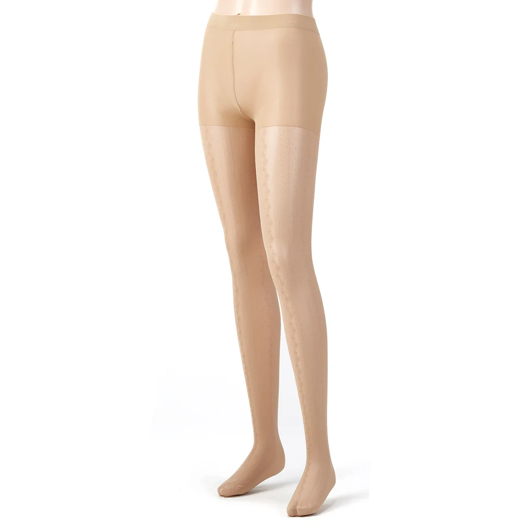 011909607 Lace Stripe Tights - Image 4