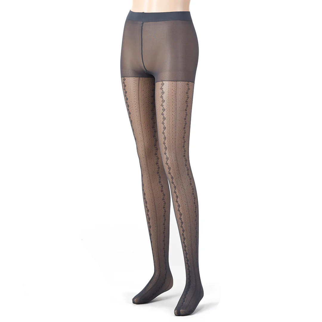011909607 Lace Stripe Tights - Image 6