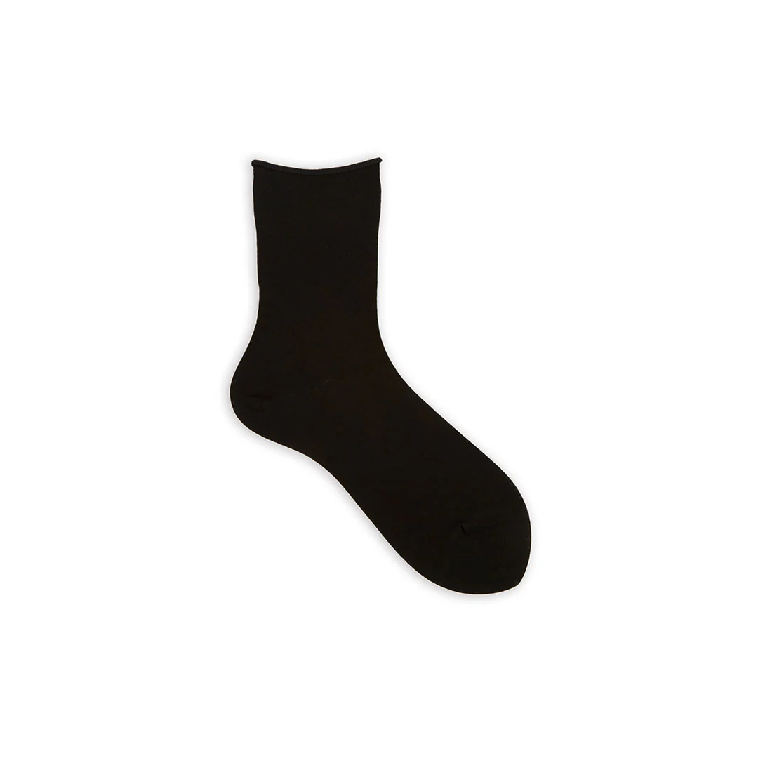 021131755 Fine Roll Top Low Crew Socks - Image 15