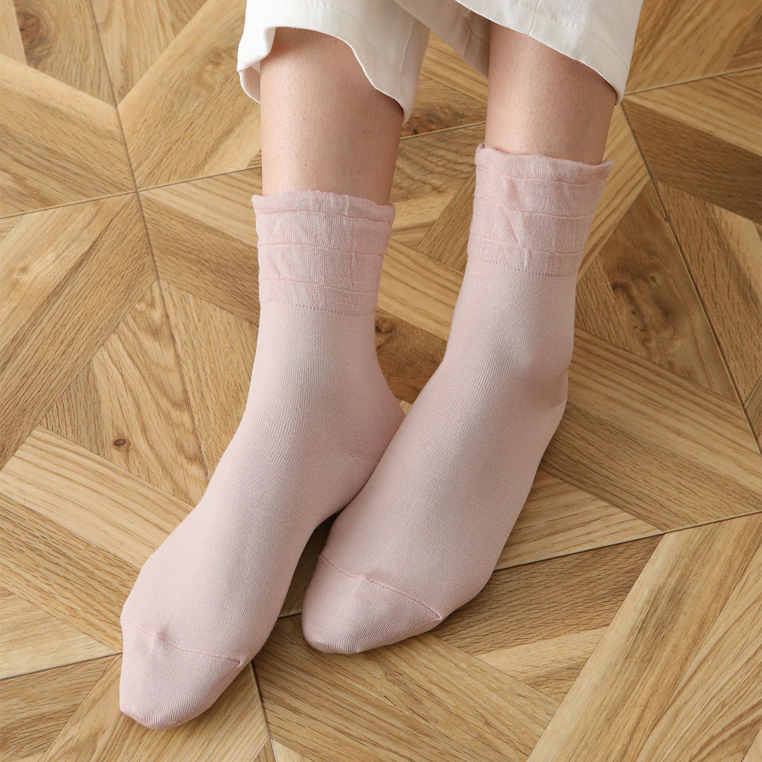021131759 Fine Rayon Silk Ankle Socks - Image 12