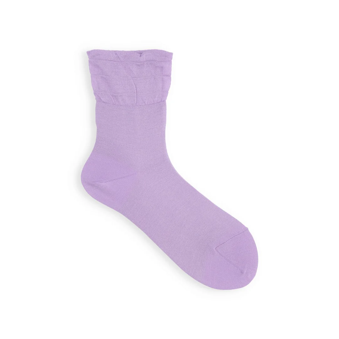 021131759 Fine Rayon Silk Ankle Socks - Image 3