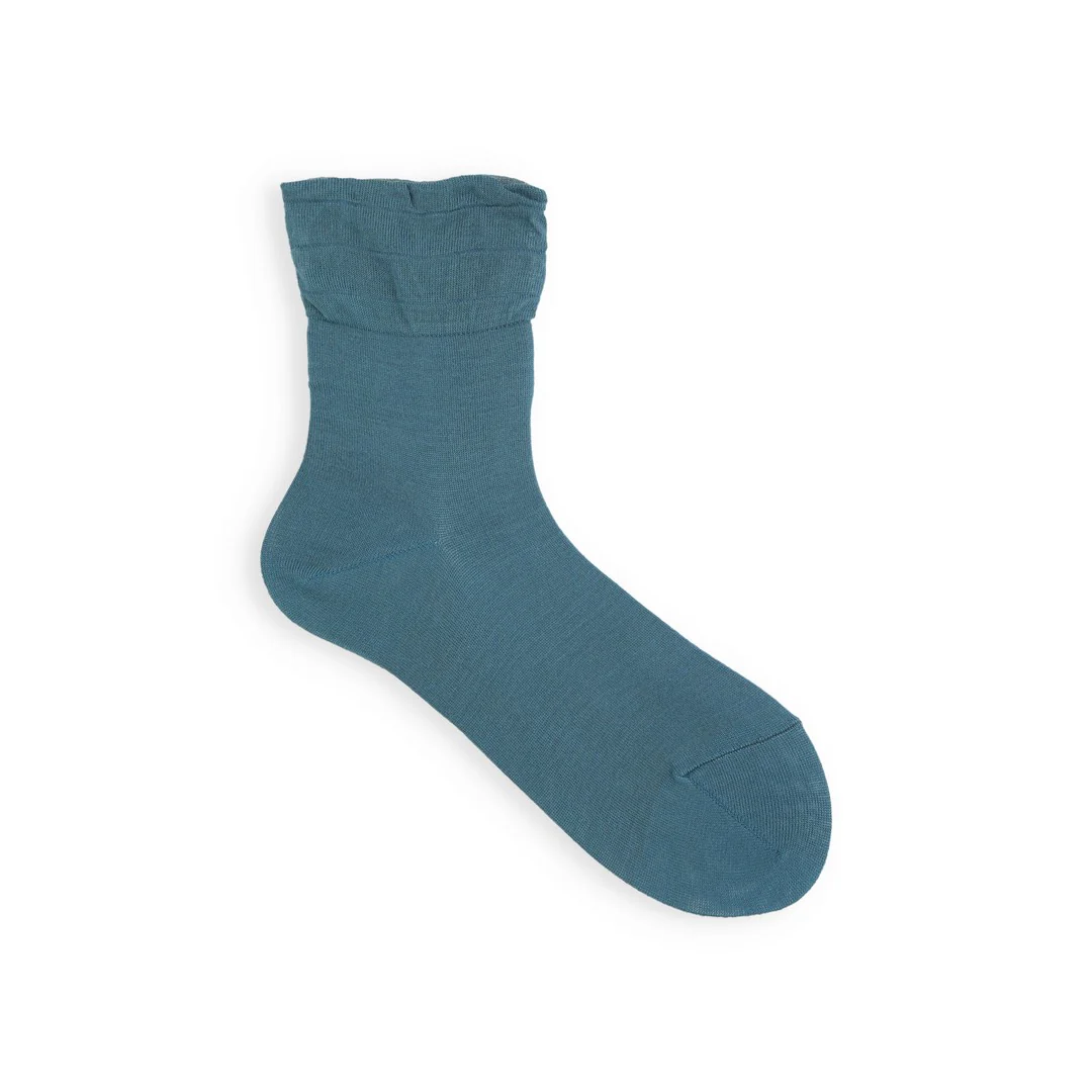 021131759 Fine Rayon Silk Ankle Socks - Image 8