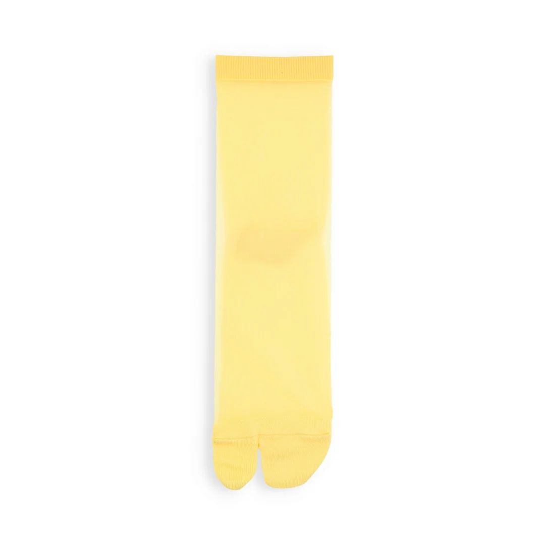 021131881 Sheer Bicolor Tabi Low Crew Socks S - Image 18
