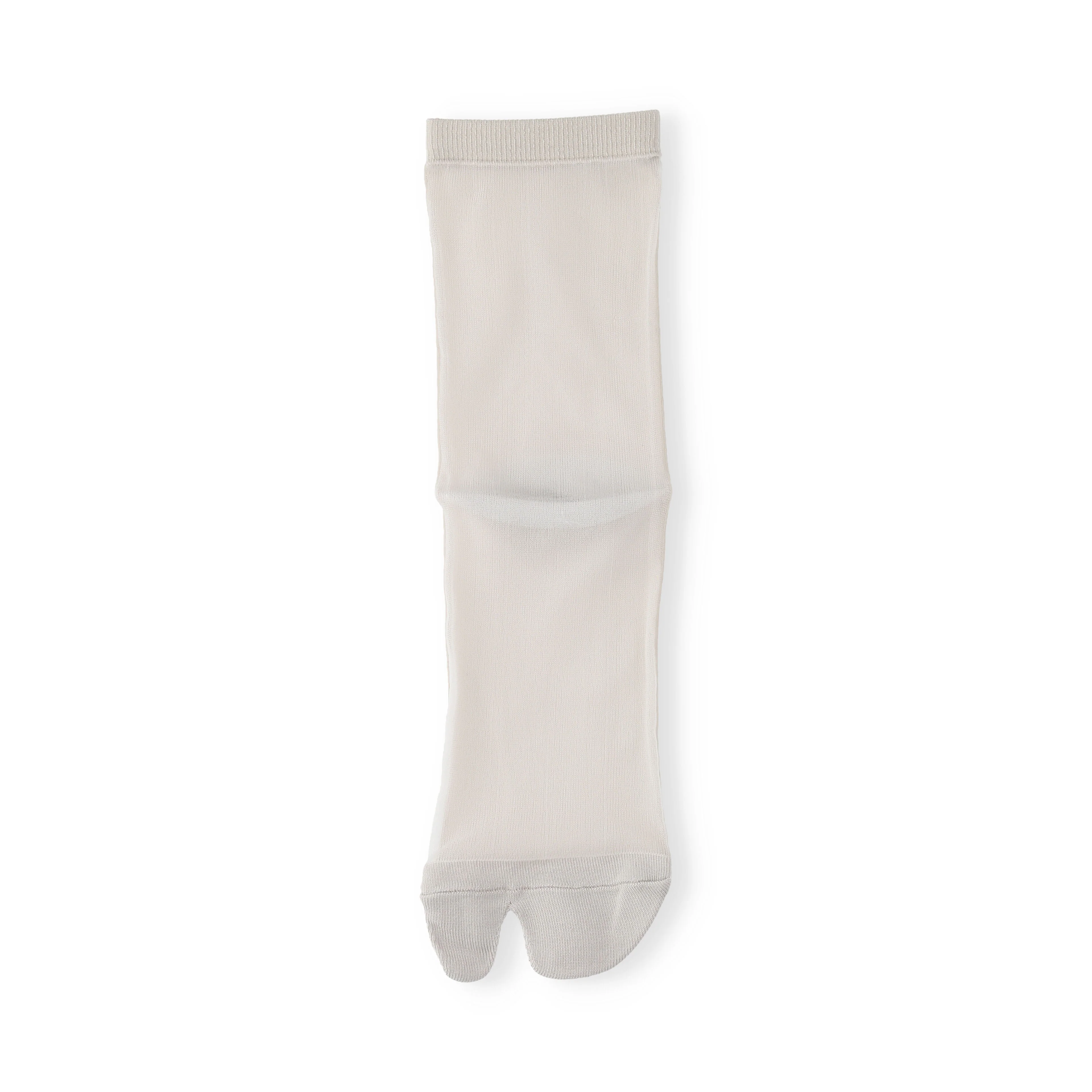 021131881 Sheer Bicolor Tabi Low Crew Socks S - Image 5