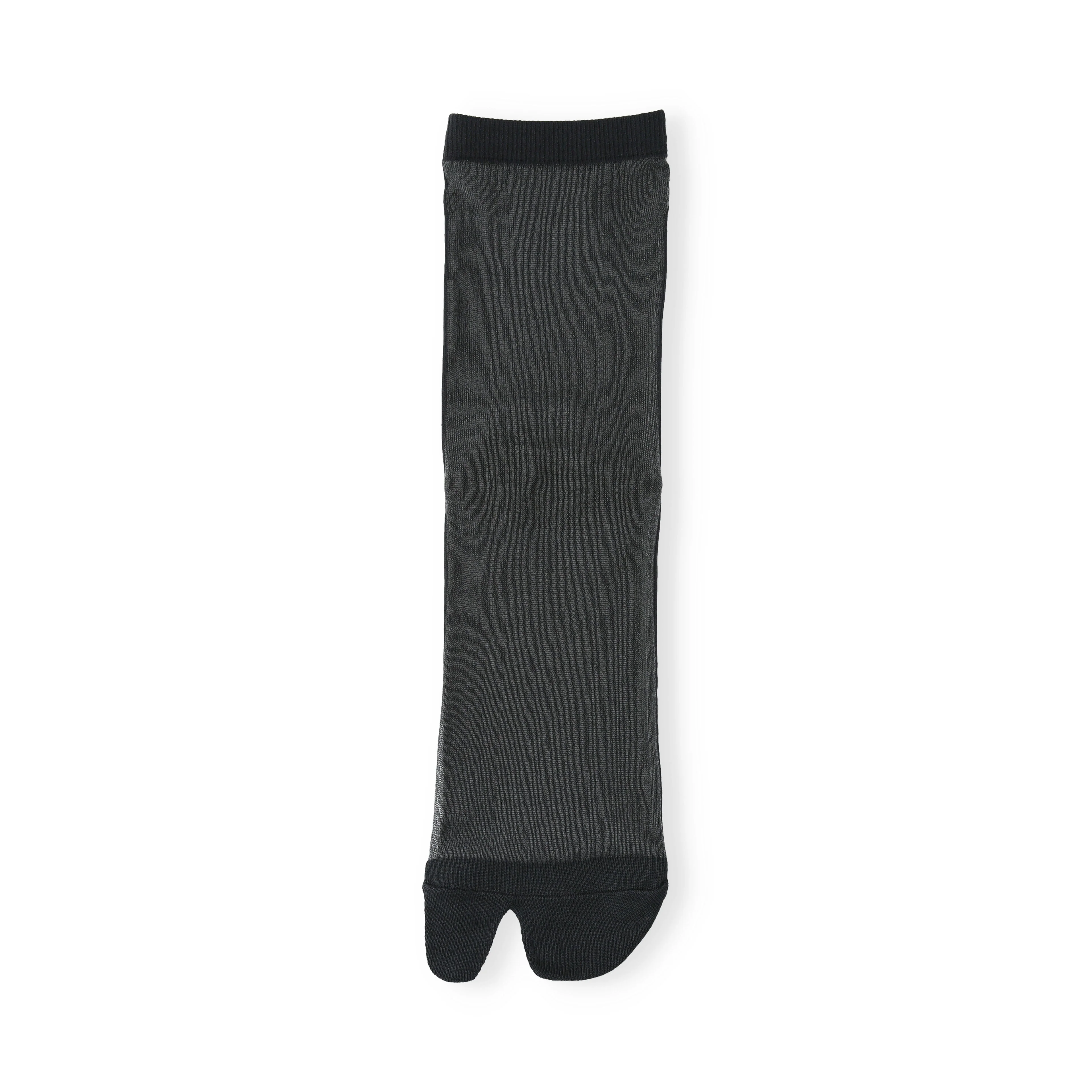 021131881 Sheer Bicolor Tabi Low Crew Socks S - Image 7