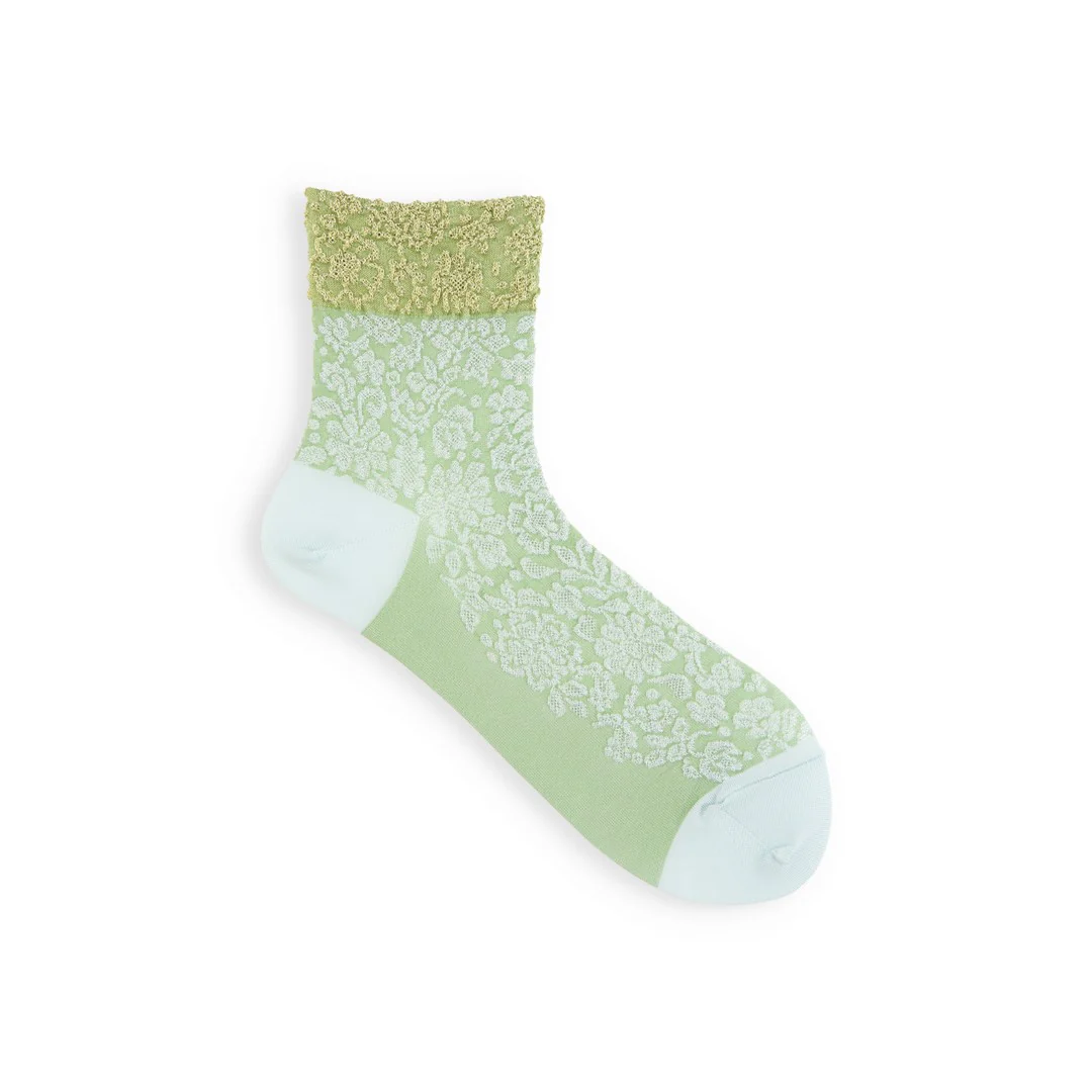 021132199 Two-Tone Float Low Crew Socks - Image 10