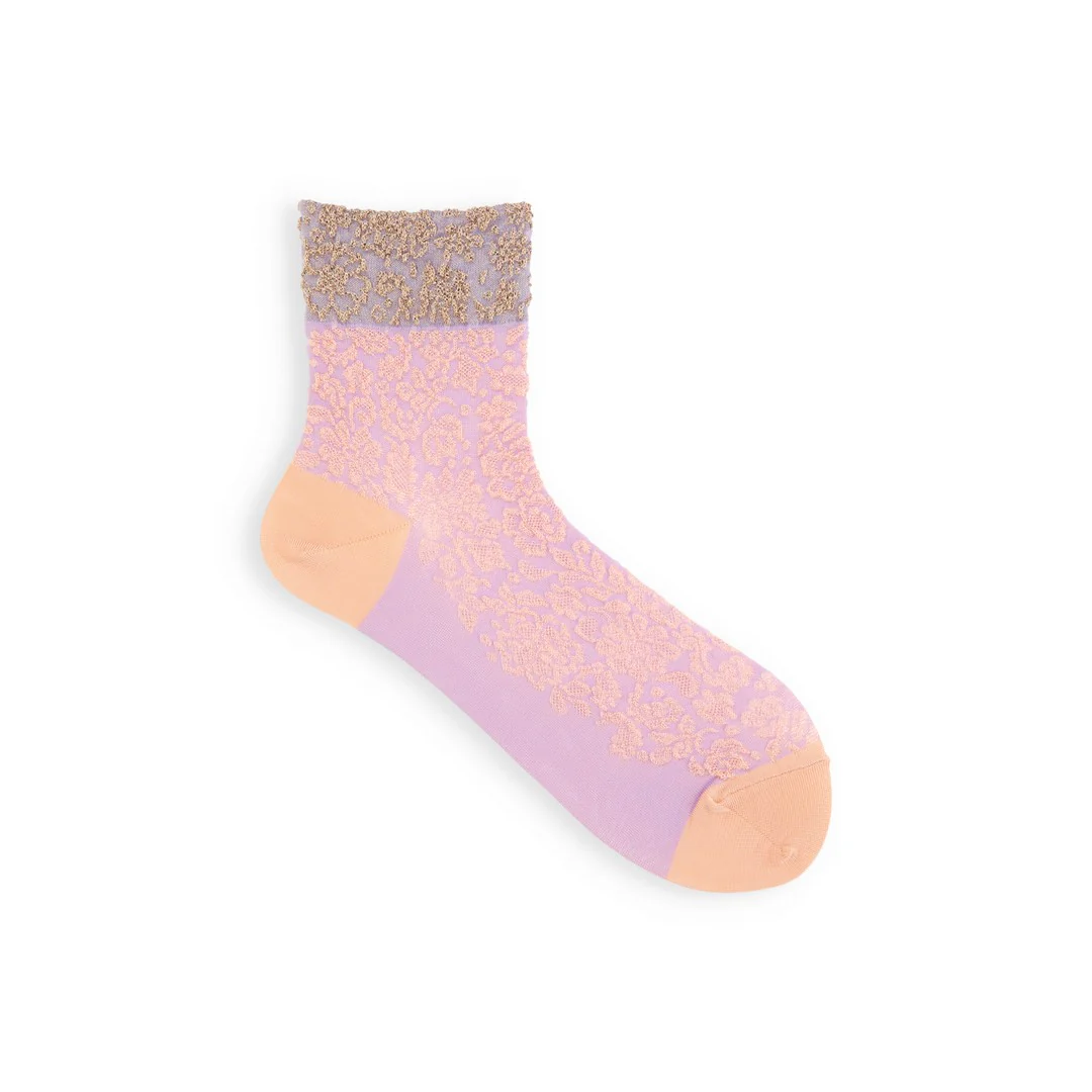 021132199 Two-Tone Float Low Crew Socks - Image 6