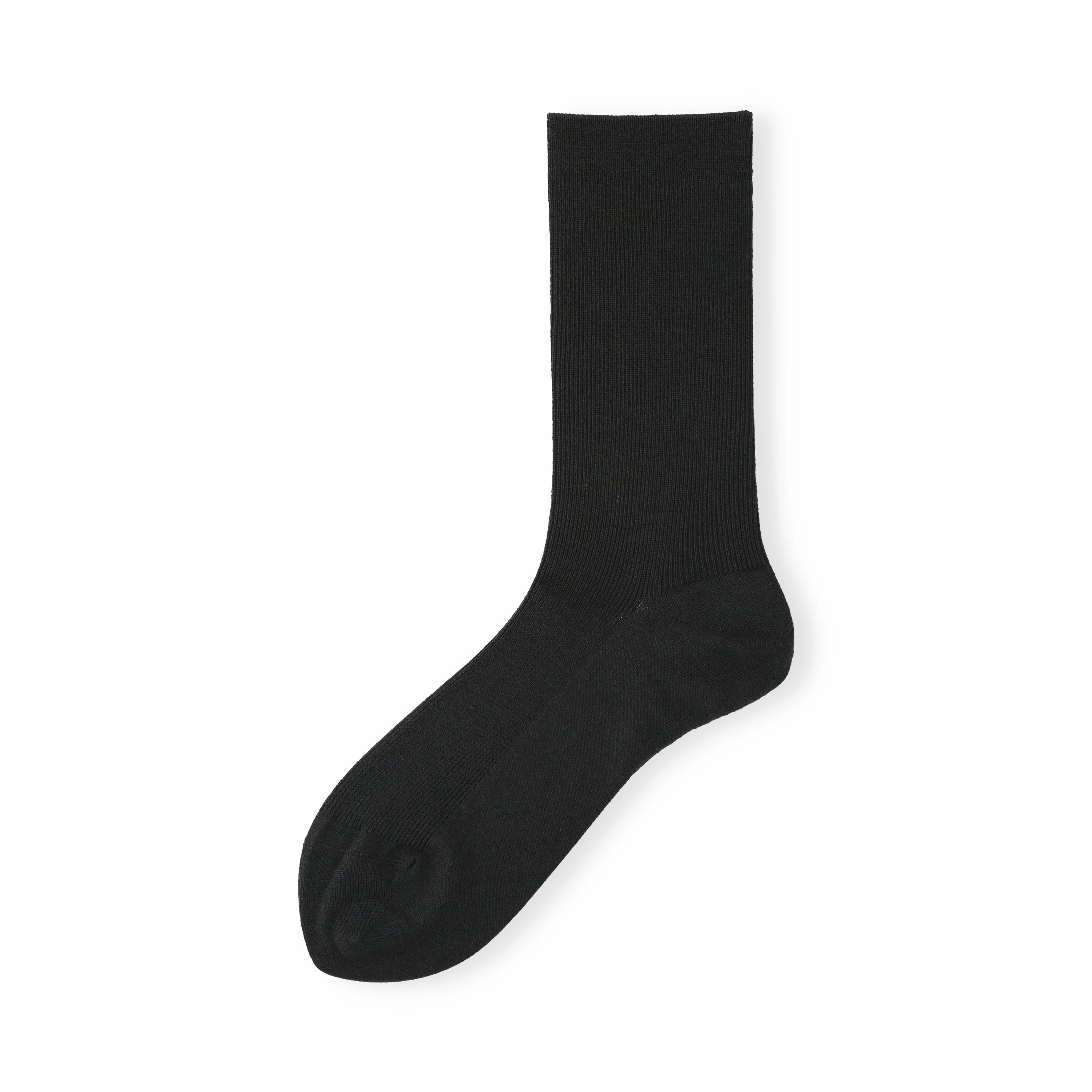 021140512 Luxe Merino Wool 1x1 Ribbed Crew Socks S - Image 16