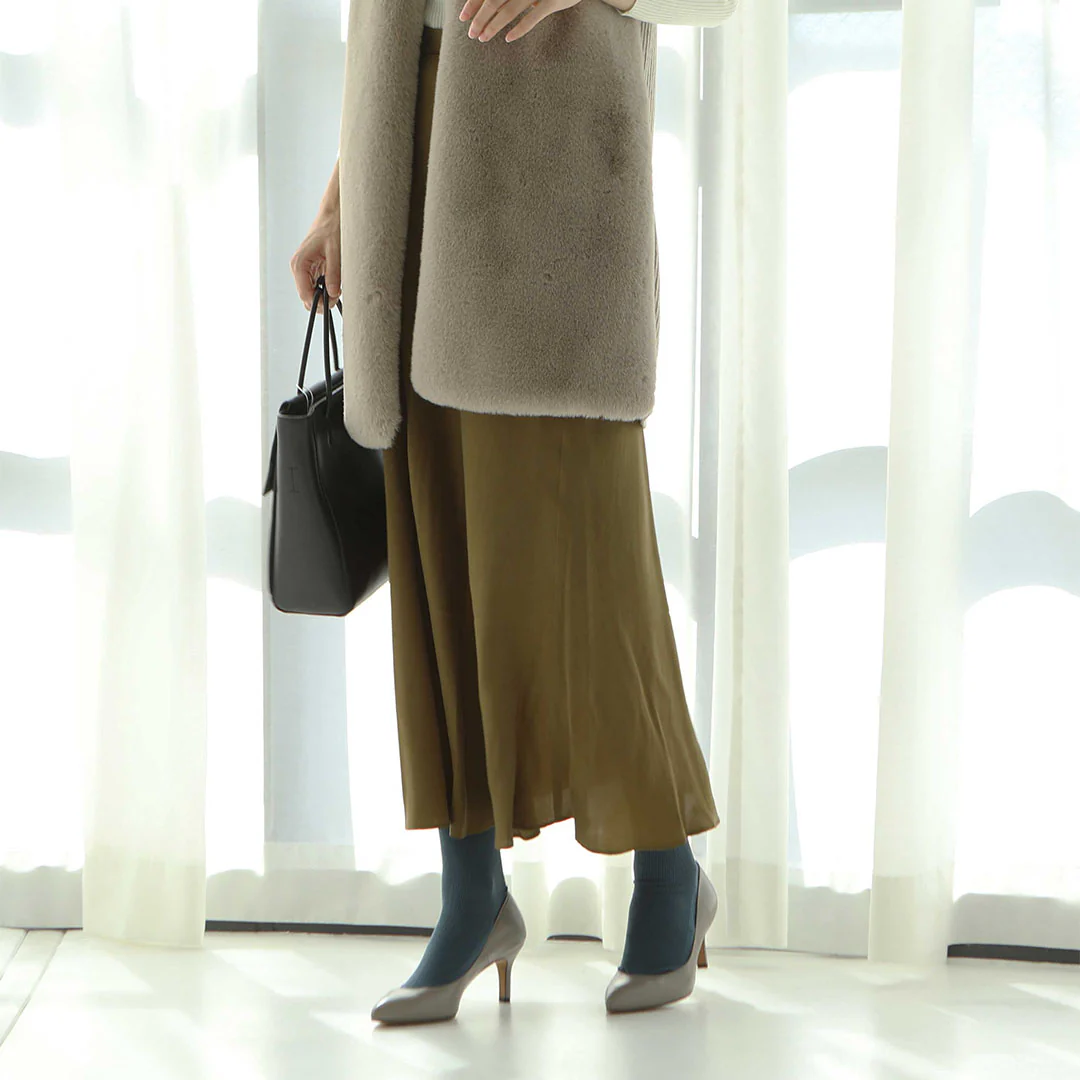 021140512 Luxe Merino Wool 1x1 Ribbed Crew Socks S - Image 22