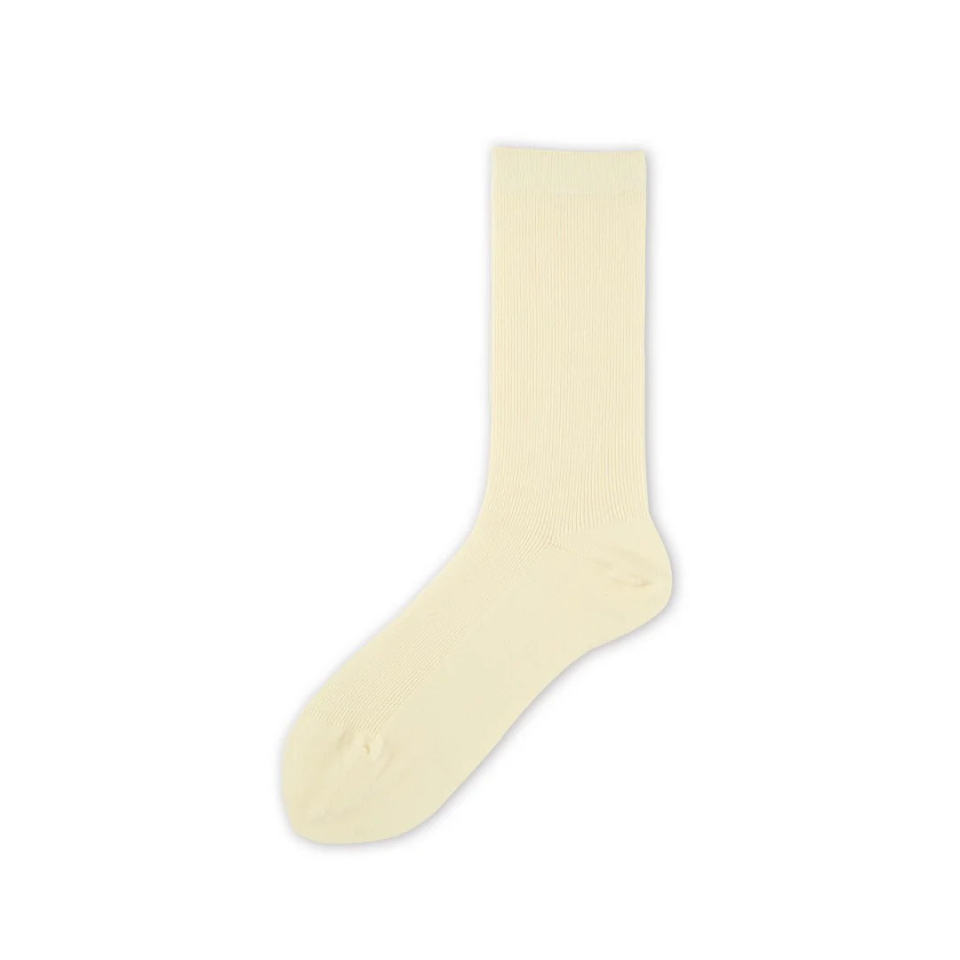 021140512 Luxe Merino Wool 1x1 Ribbed Crew Socks S - Image 24