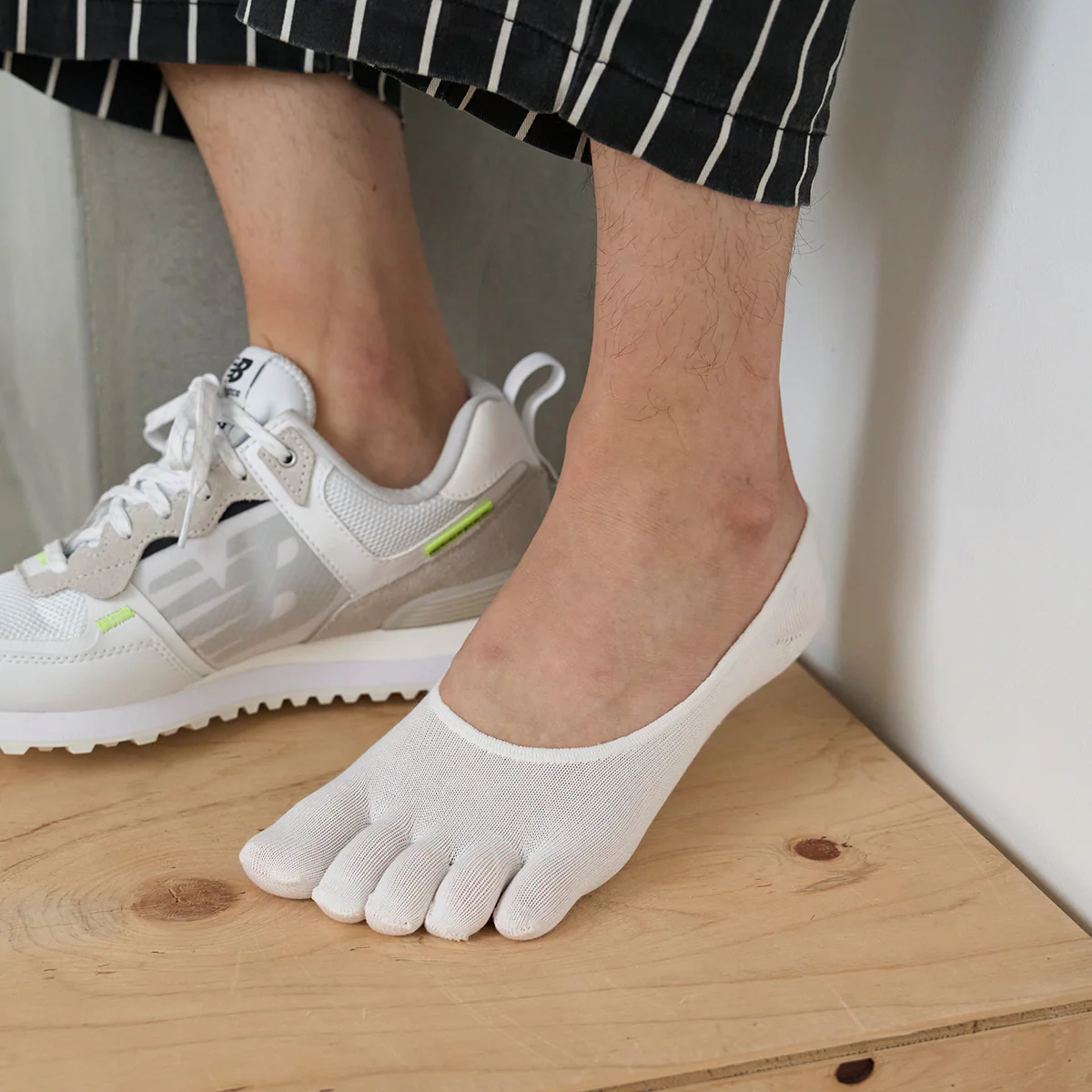 062110177 Lyocell Toe No-Show Socks M - Image 4