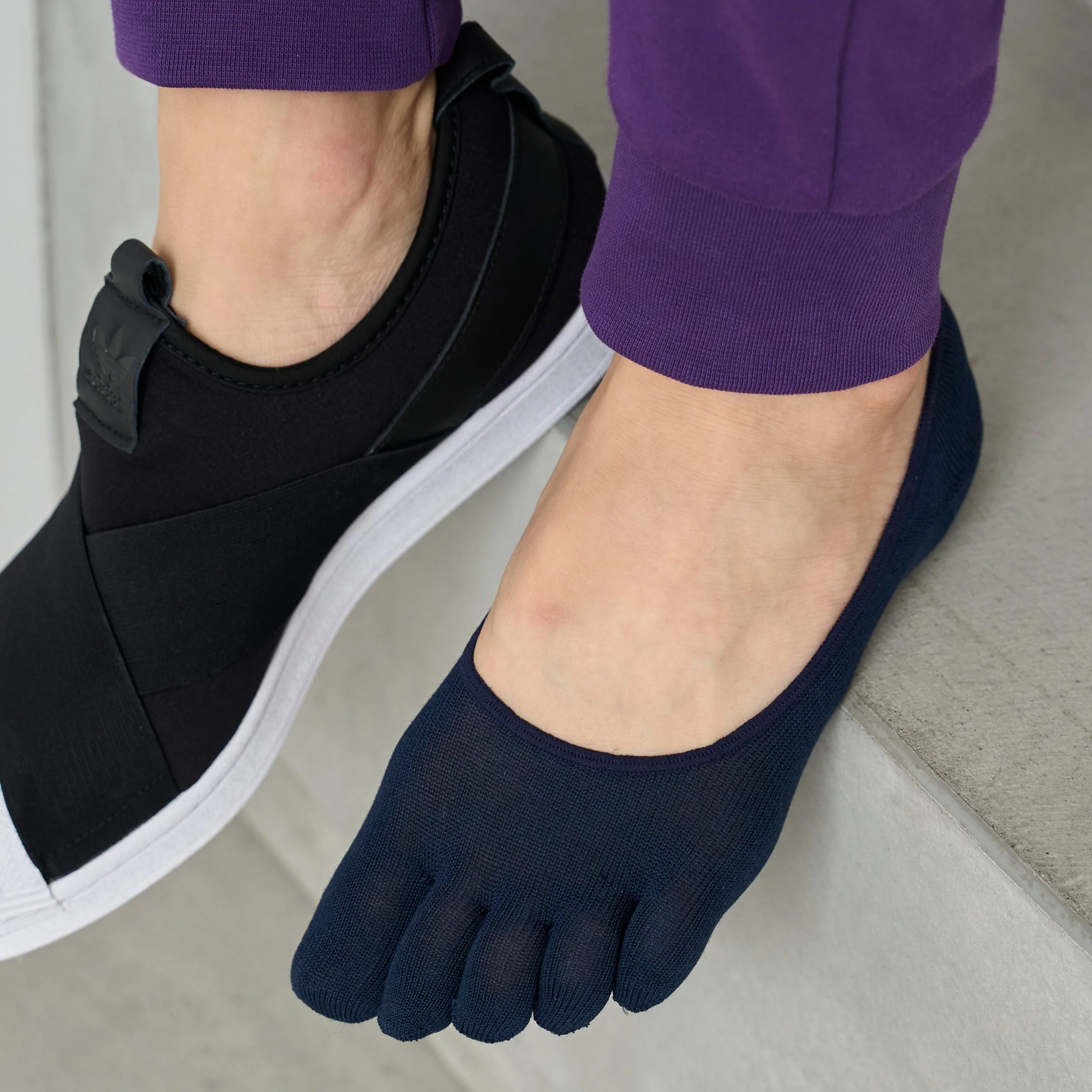 062110177 Lyocell Toe No-Show Socks M - Image 5