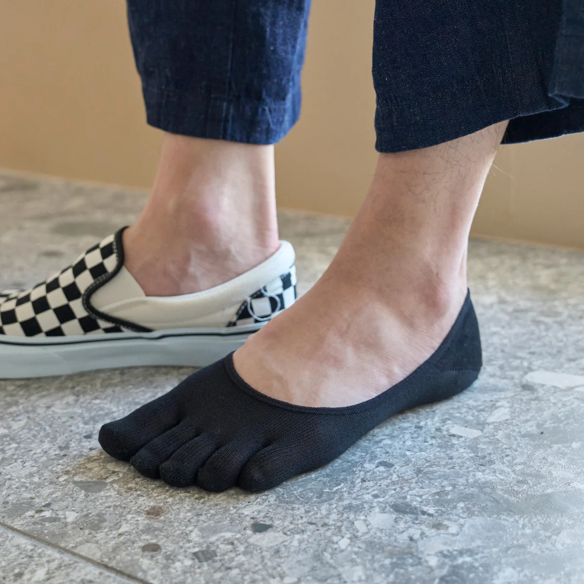 062110177 Lyocell Toe No-Show Socks M - Image 7