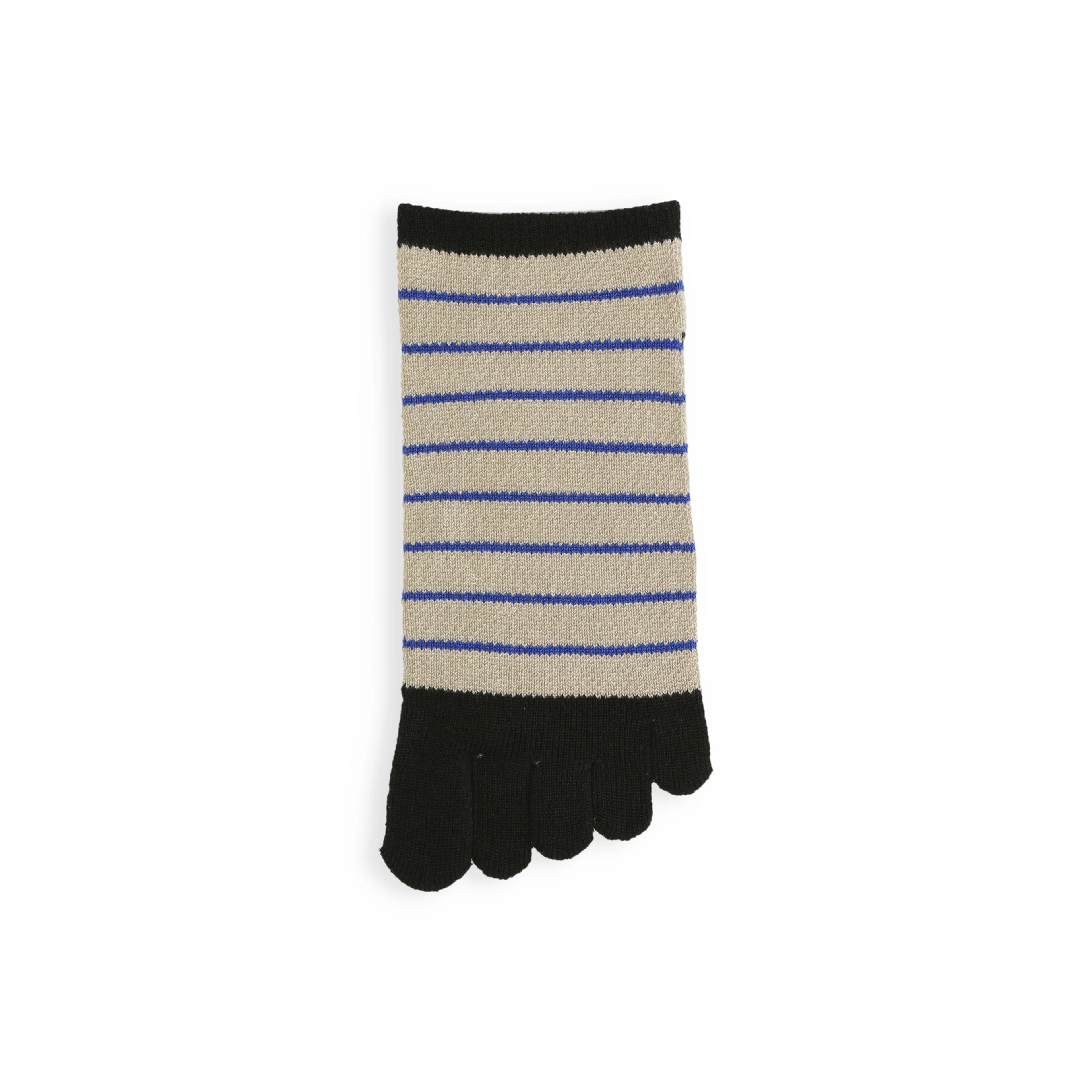 062120346 Mesh Fine Stripe Trainer Toe Socks M - Image 9